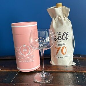 70th birthday gift set